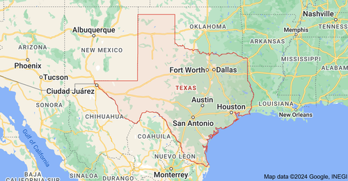 Texas map